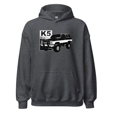 Square Body K5 Blazer Hoodie in grey